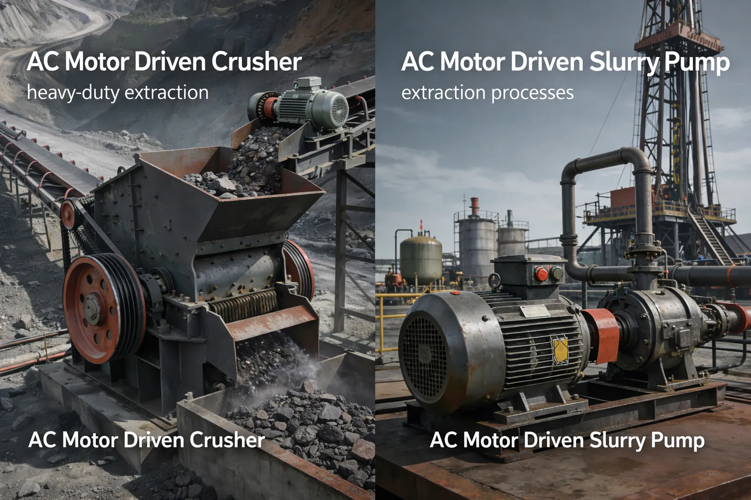 AC-Motors-Application Scenarios-Mining and Oil Extraction