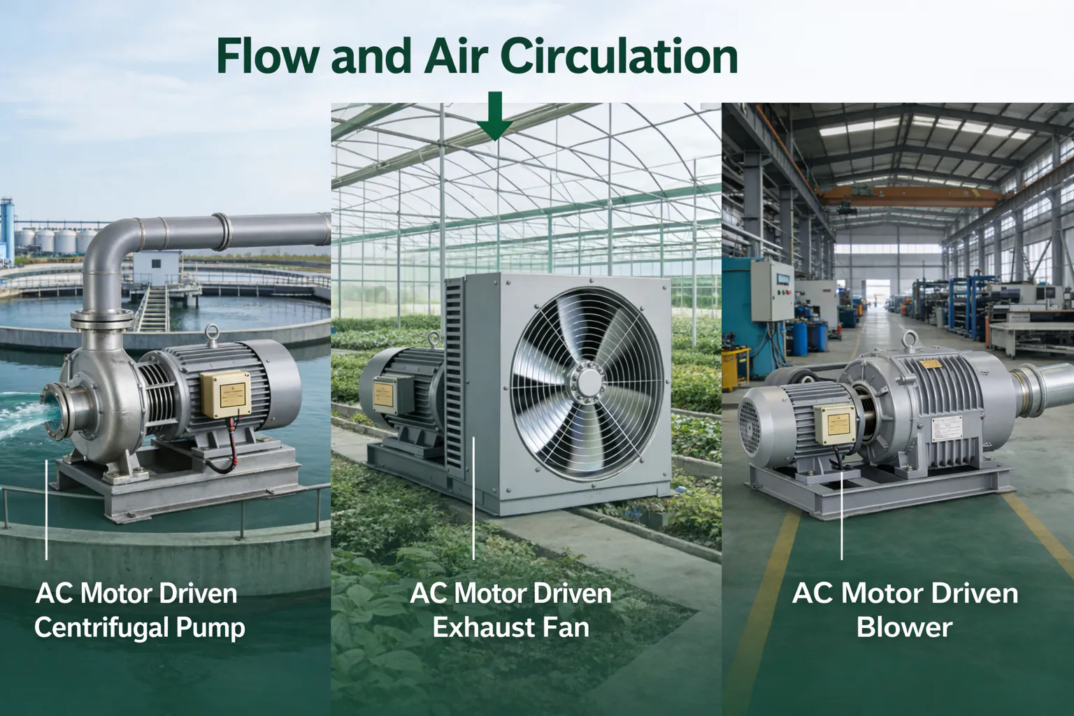 AC-Motors-Application Scenarios-Pumps and Fans