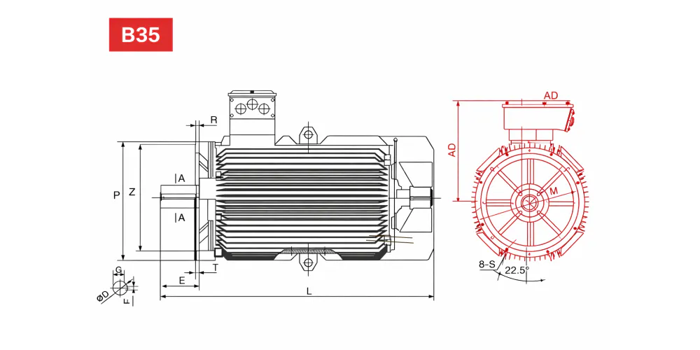 AC-Motors-YE4IE4 Series Three Phase Asynchronous Motor-draft2