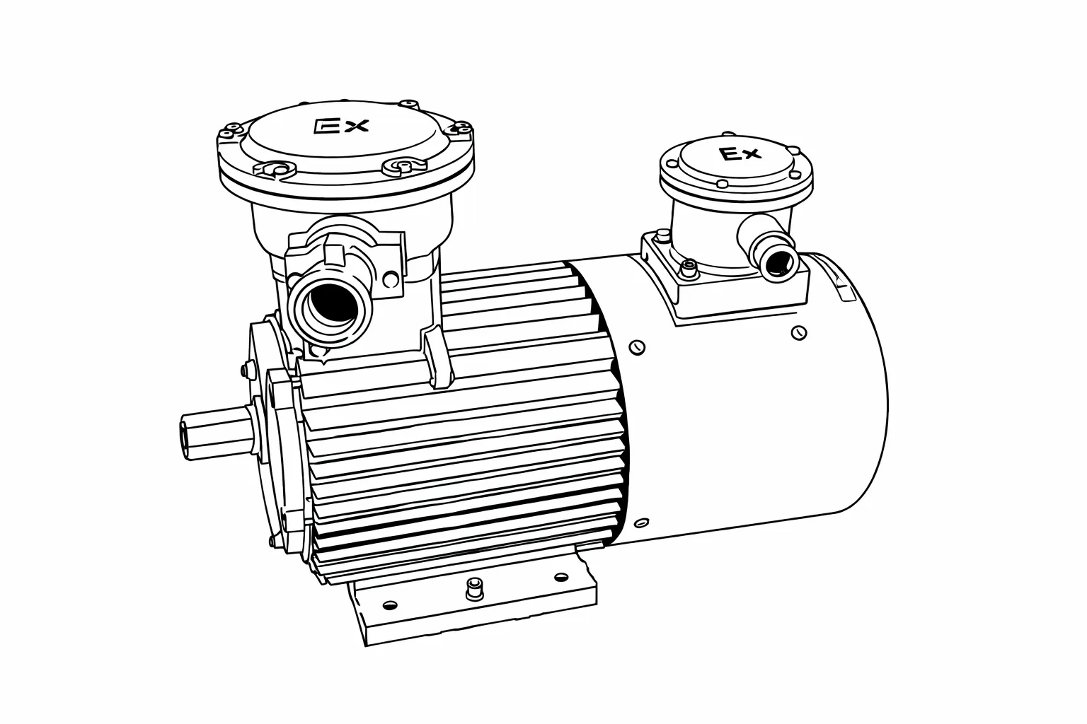 acmotors-EP- YBBP Series Explosion Proof Adjustable-Speed Three Phase Asynchronous Motor-draft2