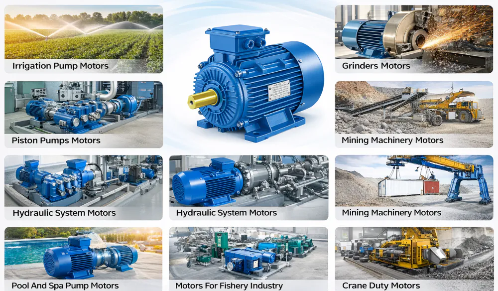 acmotors-EP-YE2IE2 Series High Efficiency Three Phase Asynchronous Motor-application